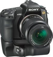 Sony Alpha A200K 10.2MP Digital SLR Camera Kit with Super SteadyShot Image Stabilization with 18-70mm f/3.5-5.6... N21