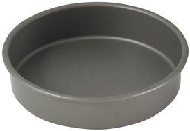 WINCO HAC-082 Round Cake Pan, 8-Inch, Hard Anodized Aluminum