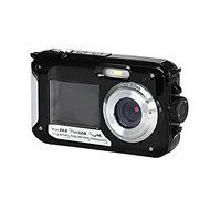Hotkey Double Screen Waterproof Camera 24MP 16x Digital Zoom Dive Camera Perfect for Home or Outdoor Use