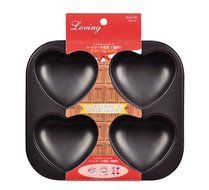 Parukinzoku rubbing high clean coat Heart cake baked type 4 inch drives D-195 N2