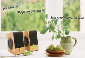 Sengu SG-S131 Hi-fi Bamboo Speaker With USB Powered N11