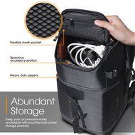 Large Camera Bag, rooCASE DSLR Camera Shoulder Case Bag N28