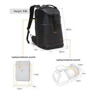 Large Camera Bag, rooCASE DSLR Camera Shoulder Case Bag N30