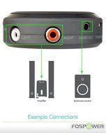 Bluetooth Receiver, FosPower NFC-Enabled Bluetooth 4.0 Wireless Audio Receiver with aptX for Home Audio Music... N2