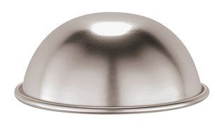 Paderno World Cuisine 47069-10 Aluminum Hemisphere Mold, Gray
