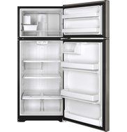 GE GIE18GCHSA 17.5 Cu. Ft. Silver Top Freezer Refrigerator - Energy Star