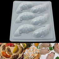 Cute 3D Koi Fish Cake Chocolate Molds Pan Jelly Handmade Sugar Craft Mold Mould N2
