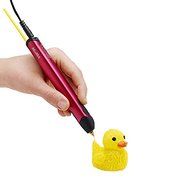 3Doodler 2.0 MoMA Exclusive Red 3D Printing Pen + 2 Packs of ABS Plastic Strands N2