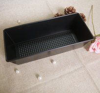 Meleg Otthon Nonstick Square Bread Loaf Pan , Perfect Meatloaf Pan,Toast Box Mold Carbon Steel,Bakeware Pan for... N16