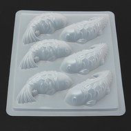 Cute 3D Koi Fish Cake Chocolate Molds Pan Jelly Handmade Sugar Craft Mold Mould N4