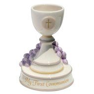 Cake Ceramic Topper, Communion