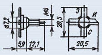 Transistors silicon KP907A military USSR 1 pcs N2