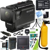 Sony HDRAS50R/B Full HD Action Camera + Live View Remote &amp; Water Action Kit Bundle