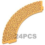 Hual@ Cupcake Wrappers 100 Filigree Artistic Bake Cake Paper Cups Little Vine Lace Laser Cut Liner Baking Cup... N9