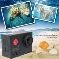TEKCAM TC7000 2.0inch 14MP HD Waterproof Wifi Action Camera with 2 Batteries and Free Accessories (Black) N9
