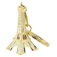 Cute Retro Mini Paris Eiffel Tower Model Keychain Keyring Keyfob Metal Ring Gift Adornment Souvenirs N3