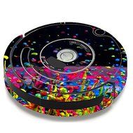 Skin Decal Vinyl Wrap For IRobot Roomba 650 655 Vacuum / Splash Colorful Paint