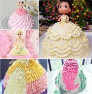 Astra shop 3D Princess Dress Cake Mold Cake Pan Fondant Mould, 7.5 x 5.5 Inch N2