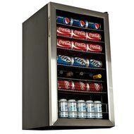 EdgeStar 103 Can and 5 Bottle Extreme Cool Beverage Cooler - Stainless Steel N6