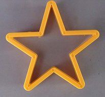 HSE 3pieces/set pentagram biscuit cake moulds cookie cutter pentagram fondant sugarcraft mold N3