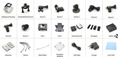 GreatCool Waterproof Action Camera 4K 25fps Hd Dual-screen 2.0 Inch LCD 2.4GHz Wireless Remote Controller with...