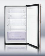 Summit FF521BLBI7IFADA: Commercially listed 20" wide counter height all-refrigerator, auto defrost with a lock... N3