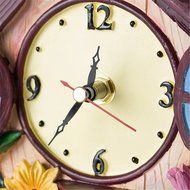 Novelty Fashion Creative European Rural Silent Bedroom Decorative Bird House Desk Clock N9