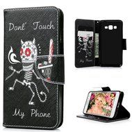 Galaxy Grand Prime Case,Samsung Galaxy Grand Prime Case - Wallet Flip Stand Case PU Leather Case with Shockproof... N48