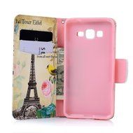 Galaxy Grand Prime Case,Samsung Galaxy Grand Prime Case - Wallet Flip Stand Case PU Leather Case with Shockproof... N59