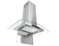 FIREBIRD New 30" European Style island Mount Stainless Steel Range Hood Vent W/Touch Button Control FBGV-P5009-30 N3