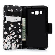 Galaxy Grand Prime Case,Samsung Galaxy Grand Prime Case - Wallet Flip Stand Case PU Leather Case with Shockproof... N69