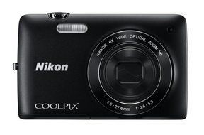 Nikon COOLPIX S4400 20.1MP 6X Optical Zoom Digital Camera - Black