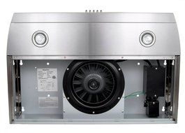 AKDY Stainless Steel 30-Inch Grease Filters Under Cabinet Kitchen Silver Range Hood N2