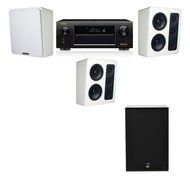 M&amp;K Sound MP300 White Monitor Speaker 3.1 X12 Denon AVR-X5200W