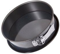Zenker 7001 Springform &quot;Deluxe&quot; With Flat Base, Black/Metallic, 11.02&quot;