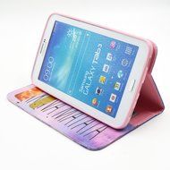 Galaxy Tab 3 7.0 Case, Firefish Kickstand Feature High Quality PU Leather Wallet with Card Slots Damage Resistance... N16