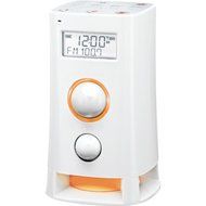 Sangean America White Multi-Function Upright AM/FM Digital Radio