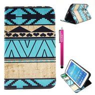 Galaxy Tab 3 7.0 Case, Firefish Kickstand Feature High Quality PU Leather Wallet with Card Slots Damage Resistance... N17
