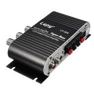 ELEDIANT 200W 12V Mini Hi-Fi Amplifier Booster Radio MP3 Stereo for Car Motorcycle Home black N3
