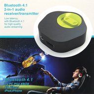 EchoAcc&reg; 4.1 Hi-Fi Bluetooth Stereo Receiver and Audio Transmitter 2 in 1,Wireless Audio Adapter Play while Charging... N2