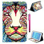 Galaxy Tab 3 7.0 Case, Firefish Kickstand Feature High Quality PU Leather Wallet with Card Slots Damage Resistance... N25