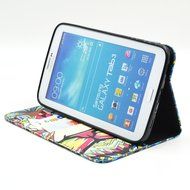 Galaxy Tab 3 7.0 Case, Firefish Kickstand Feature High Quality PU Leather Wallet with Card Slots Damage Resistance... N27