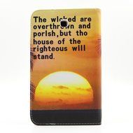 Galaxy Tab 3 7.0 Case, Firefish Kickstand Feature High Quality PU Leather Wallet with Card Slots Damage Resistance... N28