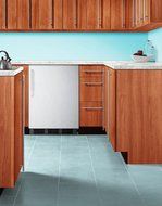 Summit FF6B7CSS 5.5 cu. ft. Compact Refrigerator with Built-In or Freestanding Capability Automatic Defrost Adjustable...