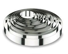 Lacor-68618-ROUND CAKE RING 18X6 CM. S/S. 18/10