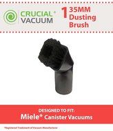 Crucial Vacuum Miele Dusting Brush Tool, Fits Miele Canister Vacuums 35mm Fitting N2