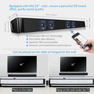 ARVICKA Home Theater Sound System TV speakers with HIFI CSR Wireless Bluetooth 4.0 Stereo Audio Sound Bar Speaker... N4