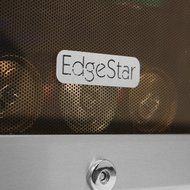 EdgeStar 80 Can Built-In Beverage Cooler - Black/Stainless Steel N7
