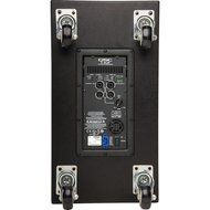 QSC K12 (Pair) 1000 Watts ea, 1 x 12 Inches 2-Way Powered Speaker - QSC KSUB Powered Subwoofer - Free XLR Cables... N3