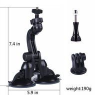 Smatree Double Suction Cup Mount with Greater Suction Power for GoPro Hero 5/4/3+/3/2/1/Session / for Compact... N3